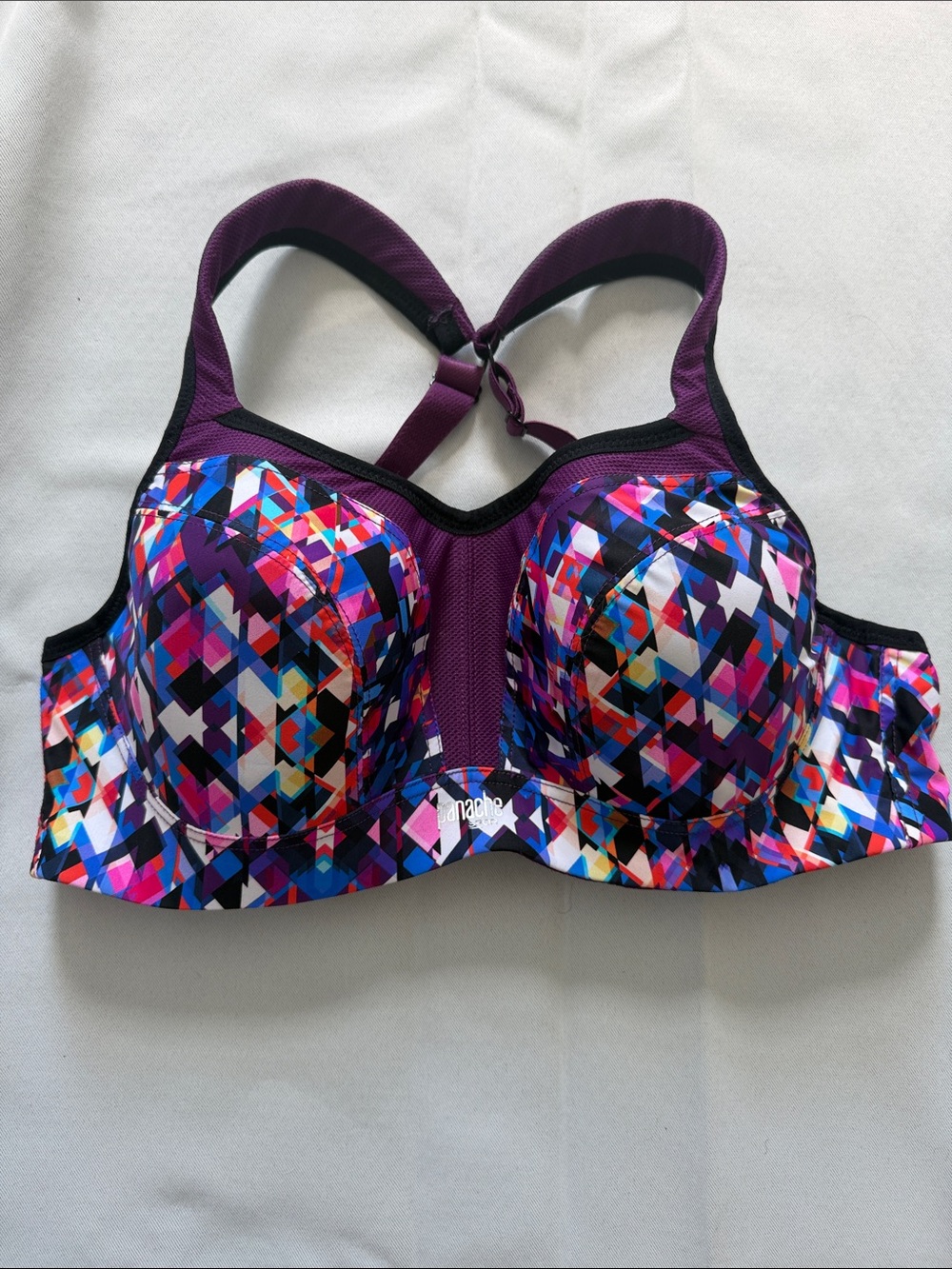 Panache Sport Ultimate High Impact Sport Bras Kaleidoscope Size 36C